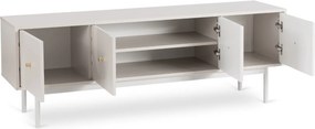 Szafka RTV w stylu glamour Marlen 155 cm, kolor kaszmir