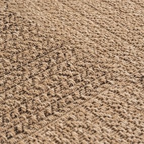 Brązowy okrągły dywan odpowiedni na zewnątrz ø 120 cm Timber 1405 – Ayyildiz Carpets