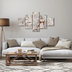 Obraz bogini z motywem kwiatowym (125x70 cm)