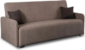 Sofa z Funkcją Spania ASPEN Wersalka Rozkładana Dwuosobowa Beżowa Nowoczesna do Salonu