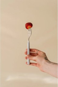 Jasnoniebieskie/w kolorze srebra sztućce 4 szt. ze stali nierdzewnej dla 1 osoby Noli – noo.ma