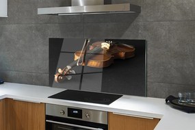 Panel szklany do Kuchni Elegancja Klasycznych Skrzypiec