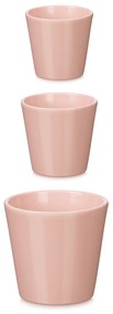 Zestaw stożkowych doniczek Ø 14, 17, 22 cm