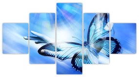 Obraz - Motyl, symbol nadziei (125x70 cm)
