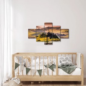 Obraz krajobrazu w książce (125x70 cm)