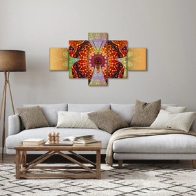 Obraz - Etno motyl (125x70 cm)