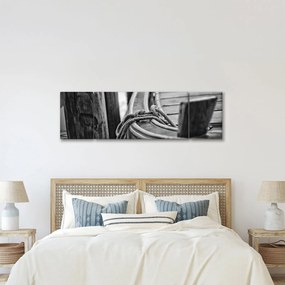 Obraz - Łódź na uwięzi (170x50 cm)