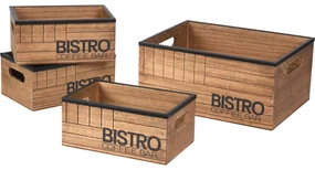 Skrzynki na owoce, warzywa Bistro, 4 sztuki