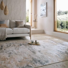 Szarobeżowy dywan odpowiedni do prania 152x230 cm Lila Abstract – Flair Rugs