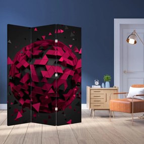 Parawan - Abstrakcja 3D (126x170 cm)