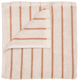 Pomarańczowo-beżowy ręcznik z bawełny organicznej frotte 30x50 cm Arto – Blomus