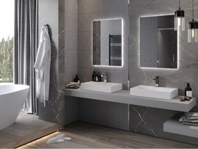 Mexen Sun lustro łazienkowe podświetlane 60 x 80 cm, LED 6000K, antypara - 9807-060-080-611-00