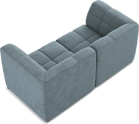 Niebieska sofa z materiału bouclé 180 cm Aloha – Makamii