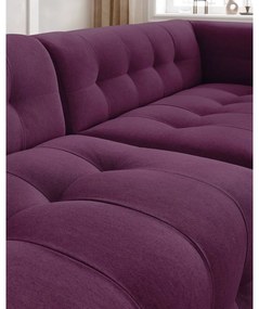 Ciemnofioletowa sofa 324 cm Kleber – Bobochic Paris