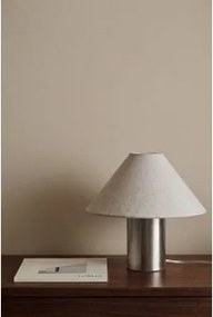 Lampa Stołowa Z Lnu I Żelaza Barak ↑30 Cm - Sklum