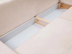 Sofa BOHO z funkcja spania i pojemnikiem PUDROWY RÓŻ PERFECT HARMONY 02