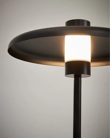 Czarna lampa stojąca z metalowym kloszem (wysokość 130 cm) Nuvira – Kave Home