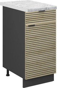 Szafka dolna do kuchni panel dębowy 40x60x82 fame-line