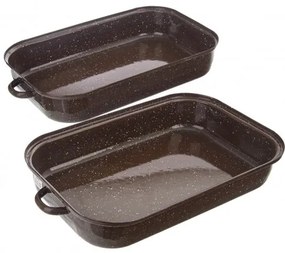 Orion Brytfanna emaliowana BROWN, 34,5 x 23 cm, M