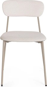 Szarobrązowe tapicerowane krzesło Inka – Yes Everyday