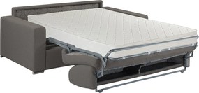 Kanapa 3-osobowa typu express  -Niebieski - Wymiary miejsca do spania: 140 cm - Materac 16 cm z pamięcią kształtu - CALITO
