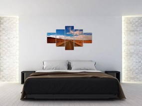 Obraz długiej drogi (125x70 cm)