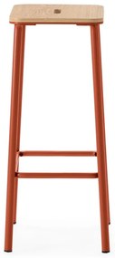 Ceglaste hokery zestaw 2 szt. (wysokość siedziska 65 cm) Abba – Marckeric