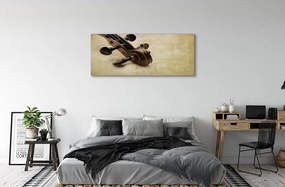 Duży obraz na płótnie Kompozycja Muzyczna Na Strunach