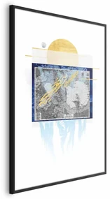 Plakat Antarktyda 60x90cm z ramą czarną bez marginesu ARTGEIST B