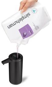 Simplehuman Bezdotykový dozownik mydła 266 ml,ładowalny, matowa czarna stal