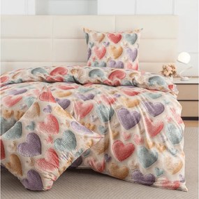 PrzytulneMieszkanie.pl PrzytulneMieszkanie.pl Pościel z mikrofibry LOVISO kolorowa Rozmiar pościeli: 70 x 80 cm | 140 x 200 cm
