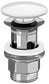 Villeroy & Boch 8L033401 - Korek CLICK-CLACK do umywalki, ceramiczny/błyszczący chrom