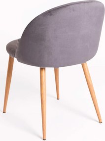 Zestaw 4 Krzese Vint Aksamitne