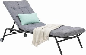 Szary nowoczesny leżak na taras R6-K12