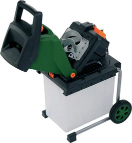 Rozdrabniacz do gałęzi CHIP z pojemnikiem 50 l, 3100W czarno/zielony Gardebruk
