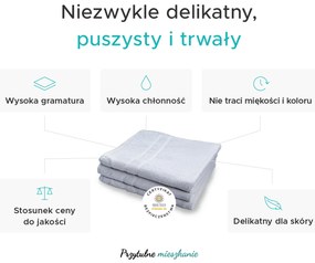Ręcznik kąpielowy hotelowy Deluxe 100 x 200 cm biały, 100% bawełna