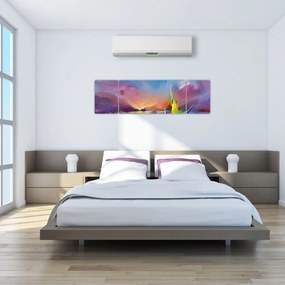 Obraz - Zachód słońca (170x50 cm)