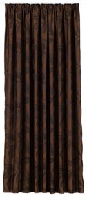 Ciemnobrązowa zasłona 210x245 cm Nydia – Mendola Fabrics