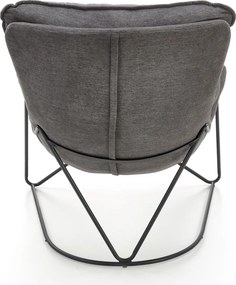 Fotel wypoczynkowy z grubym siedziskiem Volker