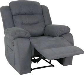 Fotel telewizyjny MCW-J57 XXL,  szaroniebieski