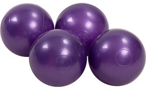 Plastikowe piłeczki do suchego basenu 7cm, 50 szt, perłowofioletowe - meowbaby®