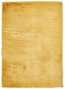 Żółty dywan Think Rugs Teddy, 80x150 cm