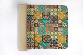 Dywanik łazienkowy Dywanik łazienkowy Kolorowe wzory geometryczne