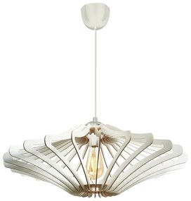 Biała lampa wisząca ø 59 cm – Opviq lights