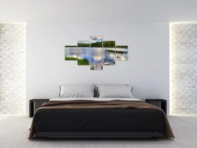 Obraz - Malownicza wioska (125x70 cm)
