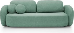 Sofa OLIO z funkcja spania i pojemnikiem TURKUSOWY ARAGON 75