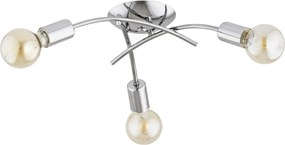 Przysufitowy żyrandol TORIZO 3xE27/15W/230V błyszczący chrom
