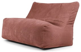 Ceglasty sztruksowy worek do siedzenia Sofa Seat Lounge – SLOWDOWN