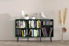 Otwarta komoda / regał w zielonym kolorze Dancan MIRKA