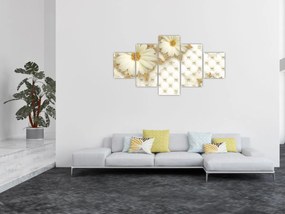 Obraz - Złoty kolaż (125x70 cm)